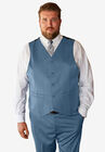 KS Signature Easy Movement® 5-Button Suit Vest, SLATE BLUE, hi-res image number 0