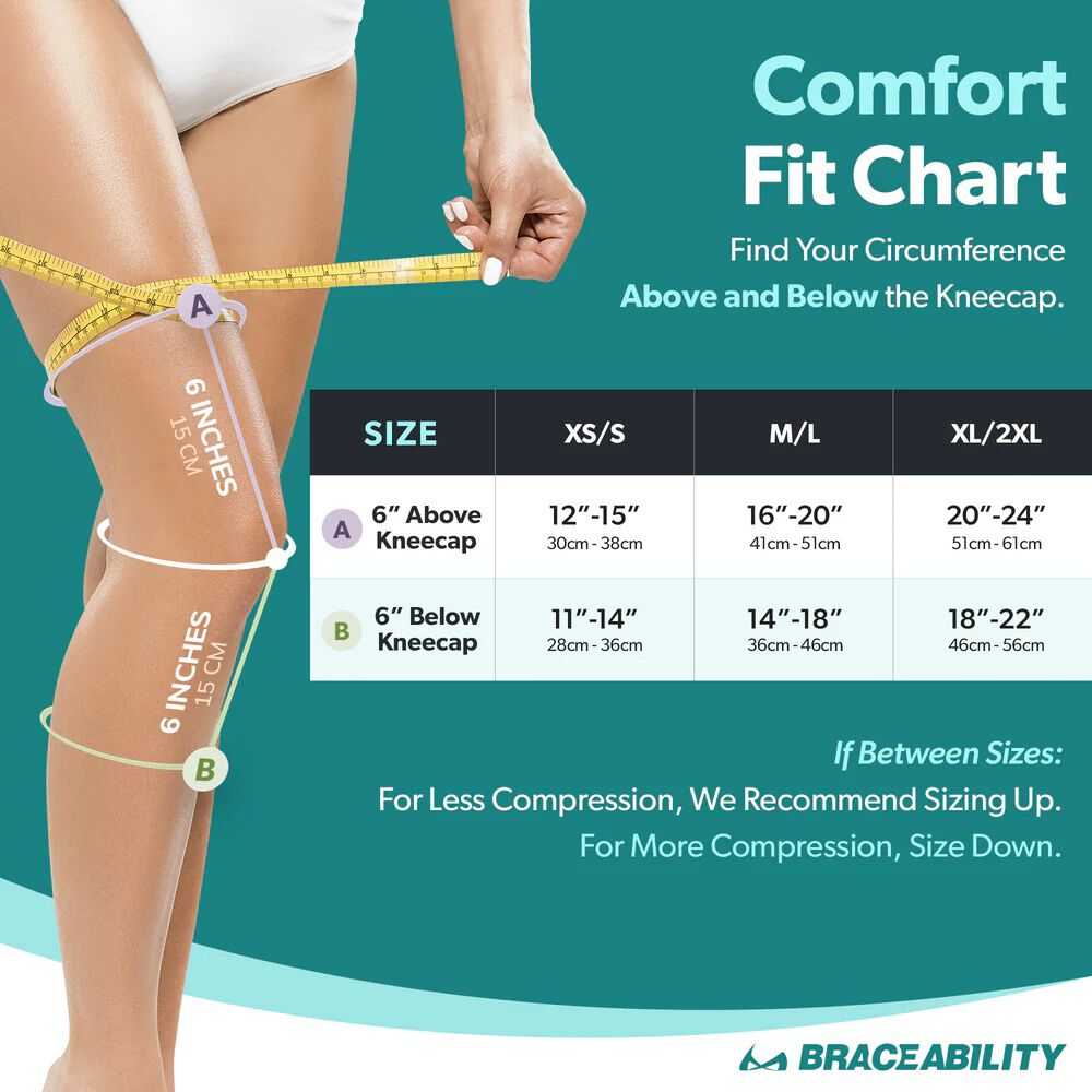 Comfort Knee Compression Sleeve, BLACK, alternate image number 1