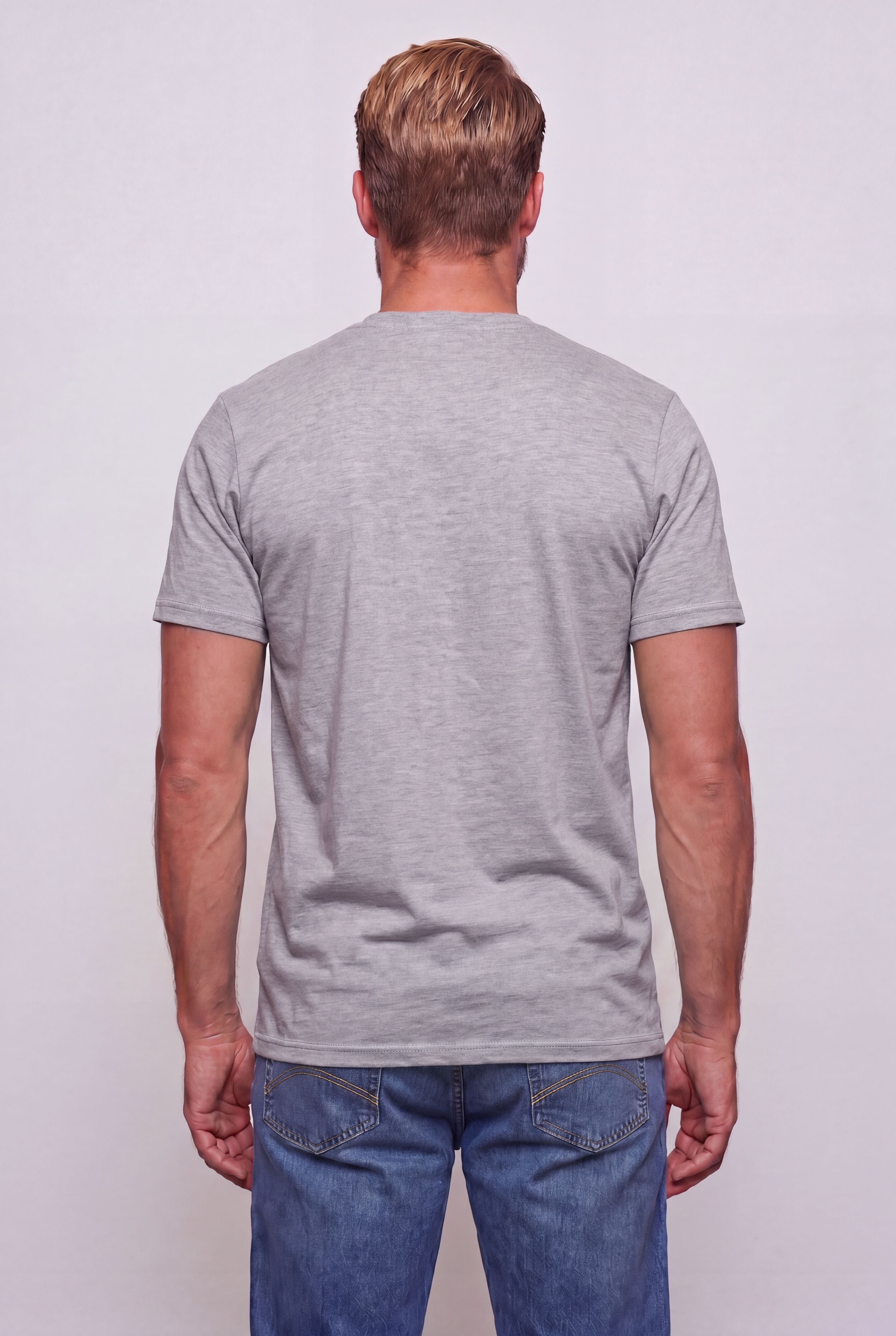 The Ultra-Light No Pocket Tee, HEATHER GREY, alternate image number 2