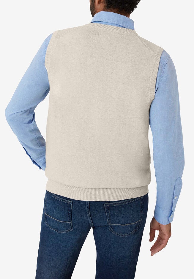 Chaps® Solid Lightweight Sweater Vest, , on-hover image number 1