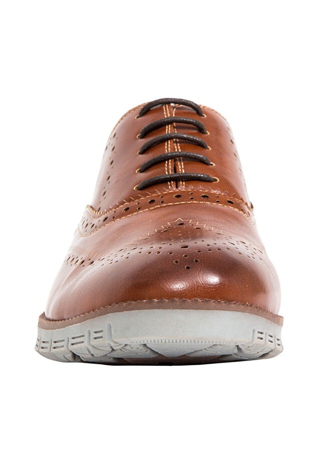 Deer Stags® Benton Memory Foam Lace-up Brogue Shoes, , alternate image number null