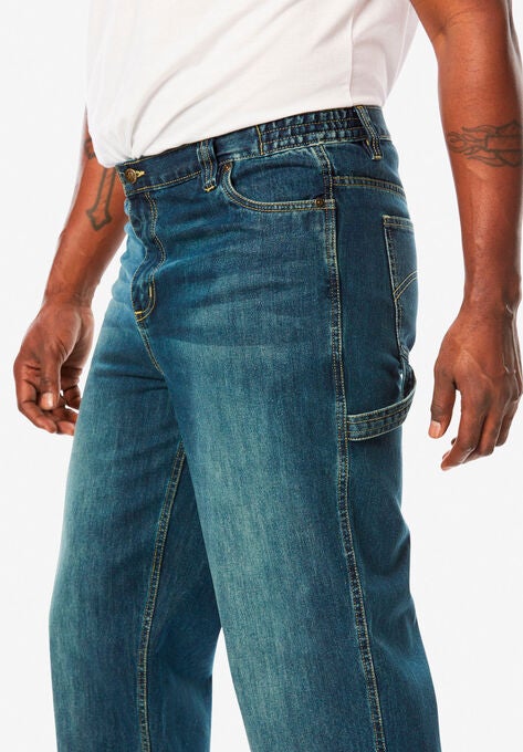 Boulder Creek™ Relaxed Carpenter Jeans, , alternate image number null