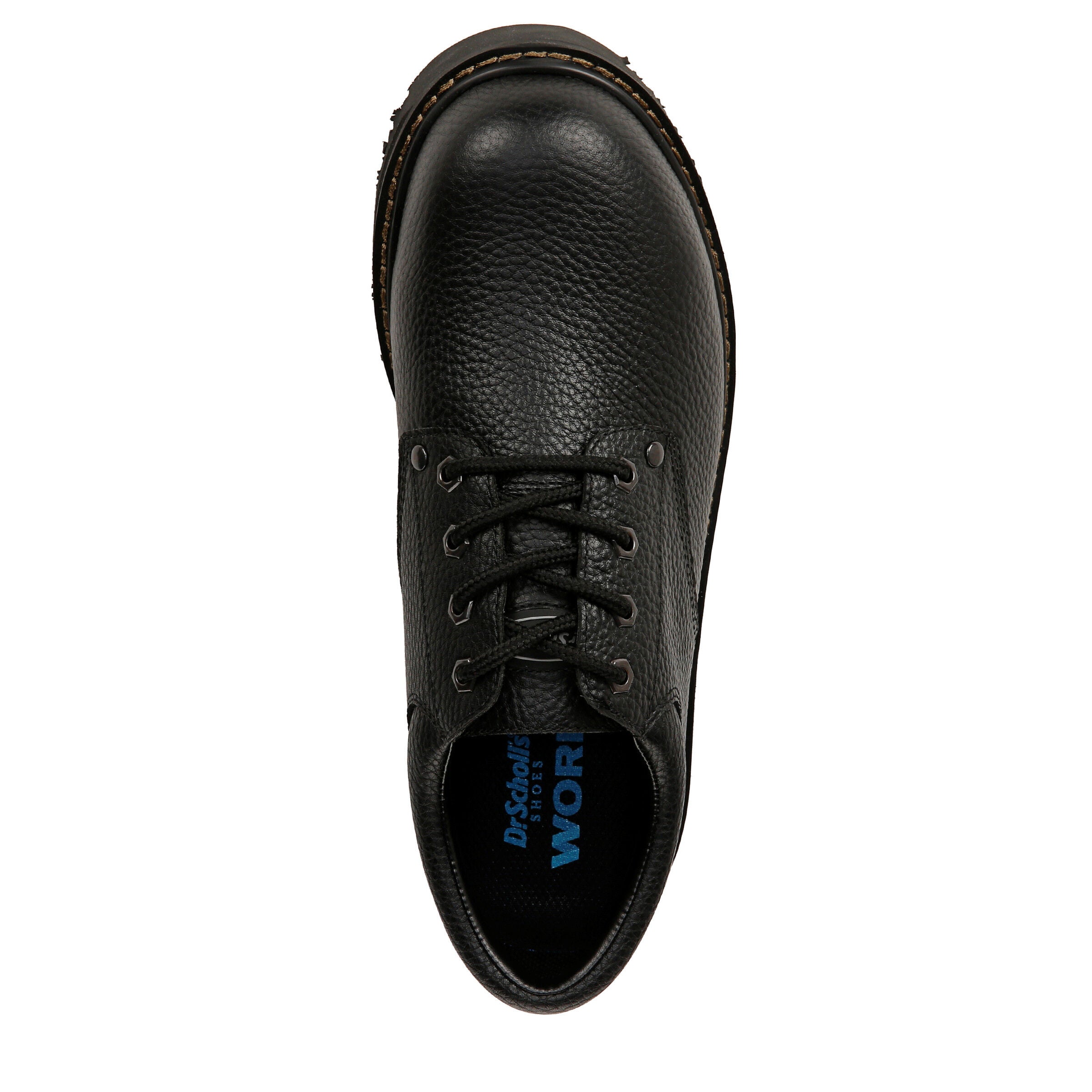 Harrington Composite Toe Slip Resistant Oxford, BLACK, alternate image number 6