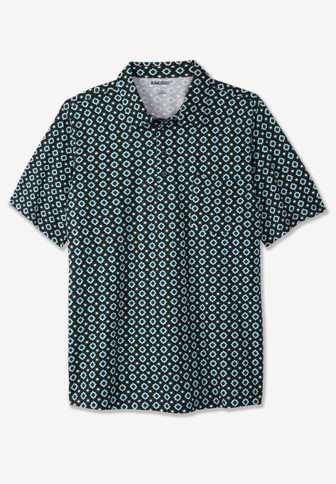 Lightweight Pocket Golf Polo Shirt, BLACK DIAMOND, hi-res image number null