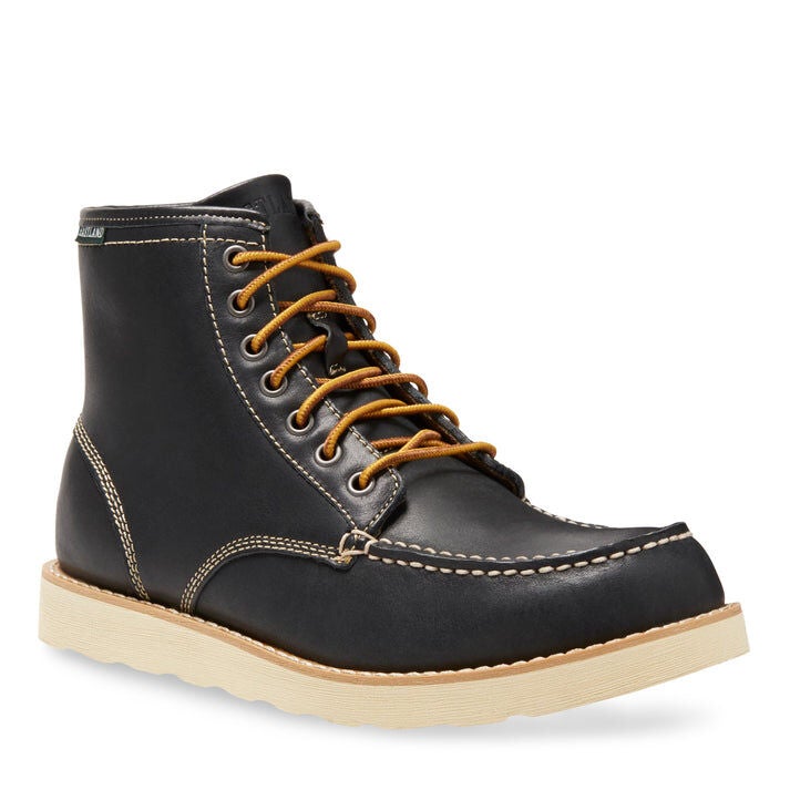 Lumber Up Leather Moc Toe Boot, NAVY, hi-res image number 0