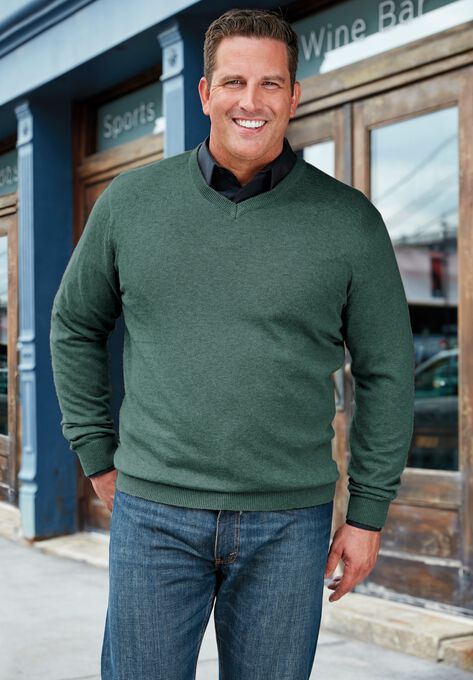 Lightweight V-Neck Sweater, , alternate image number null