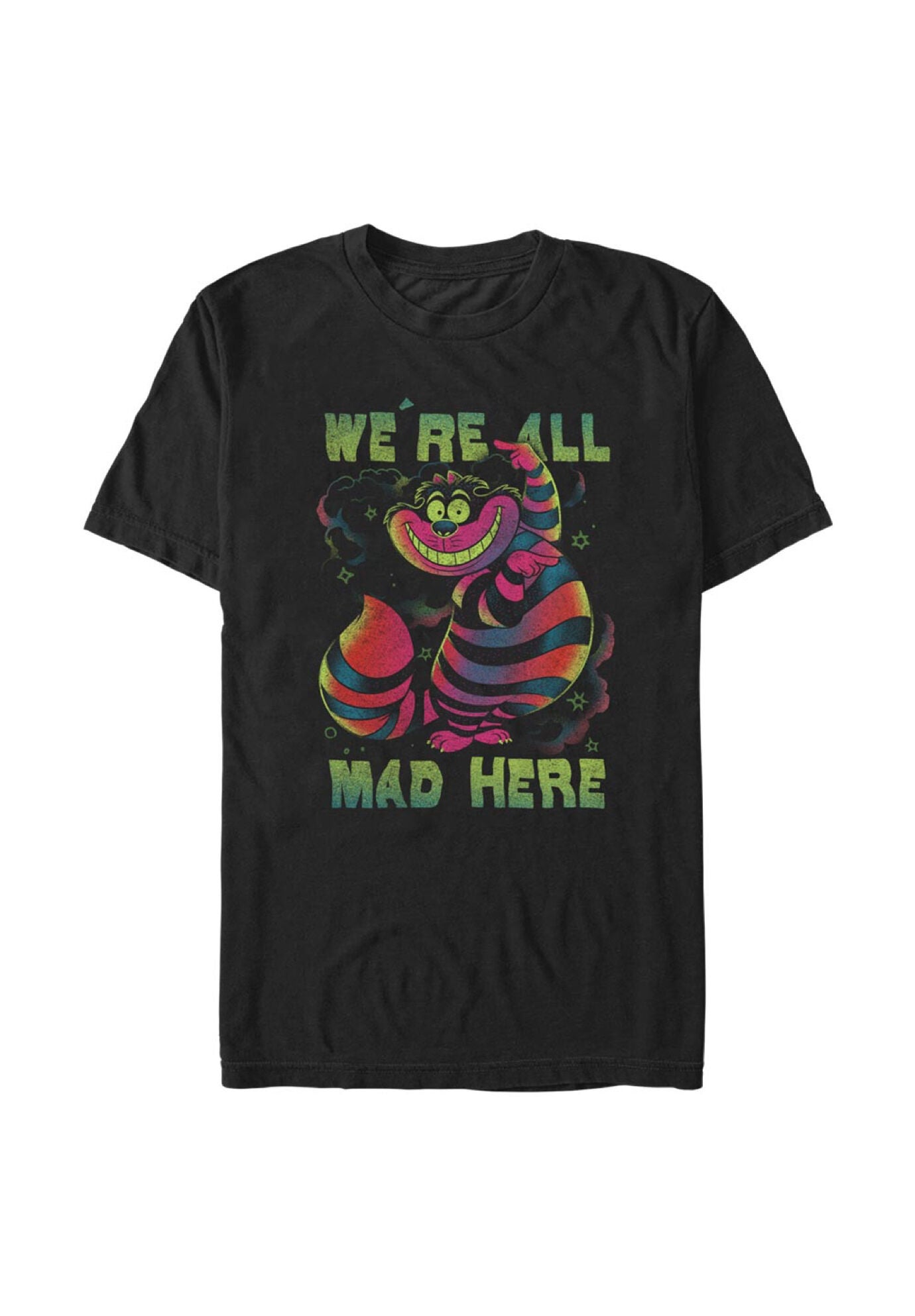 Cheshire Rainbow Tee, BLACK, hi-res image number 0
