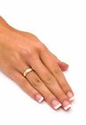 14k Gold over Sterling Silver Wedding Band Ring, , alternate image number null