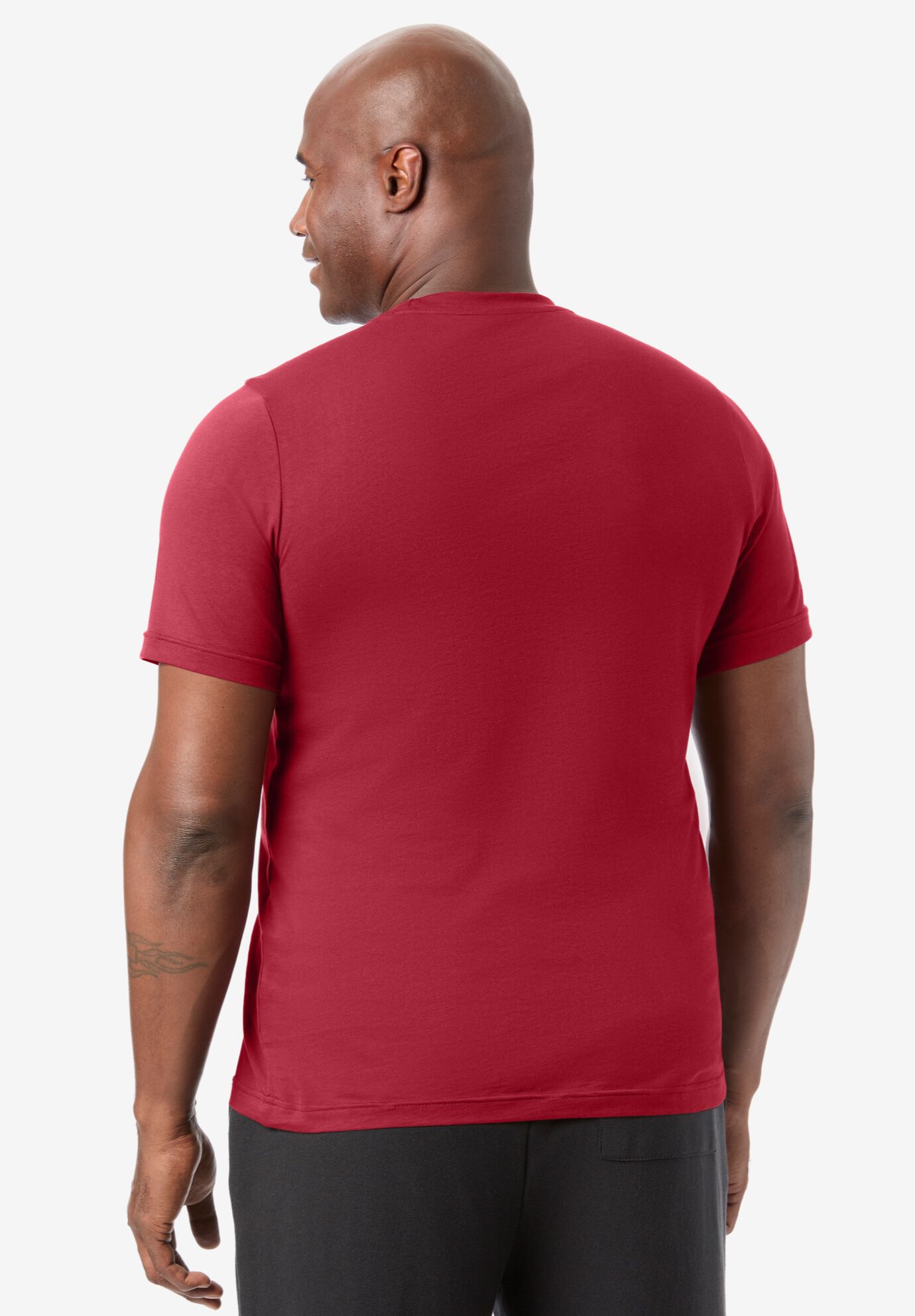 Identity Big Logo Tee, MAROON, on-hover image number 1