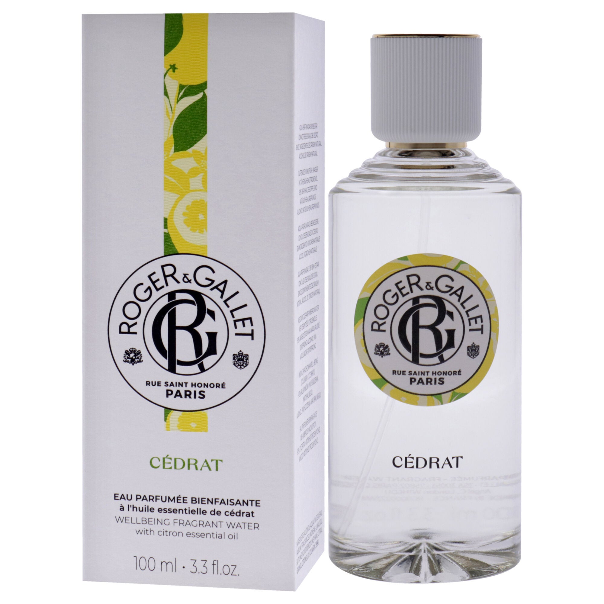 Wellbeing Fragrant Water - Citron by Roger & Gallet for Unisex - 3.3 oz Spray, See Description, alternate image number 3