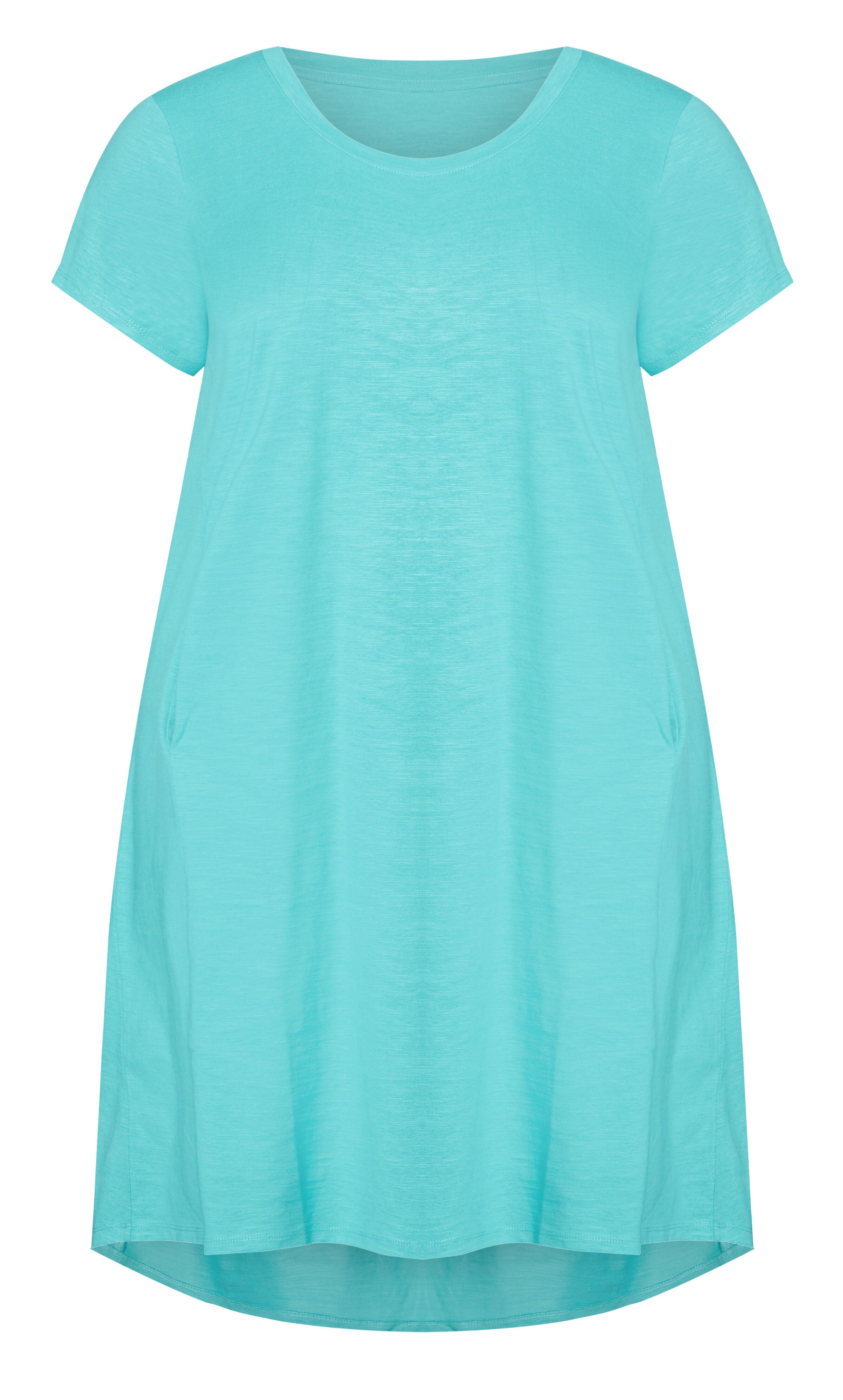 Hello Sunshine Plain Dress - turquoise, , alternate image number 3