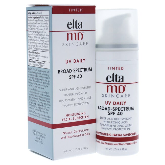 UV Daily Sunscreen SPF 40 - Tinted by EltaMD for Unisex - 1.7 oz Sunscreen, , alternate image number null