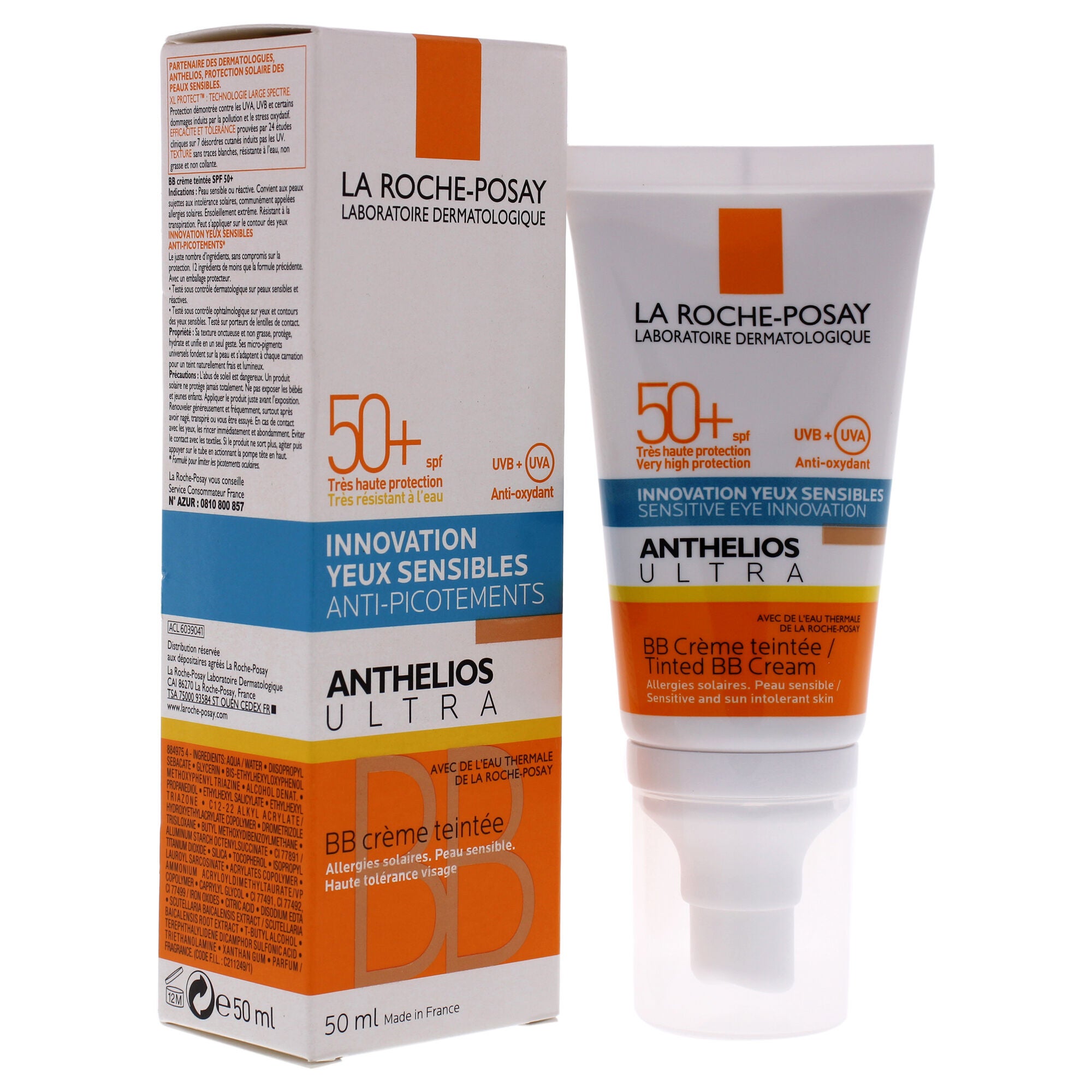 Anthelios Ultra Tinted BB Cream SPF 50 by La Roche-Posay for Unisex - 1.7 oz Makeup, , alternate image number 7