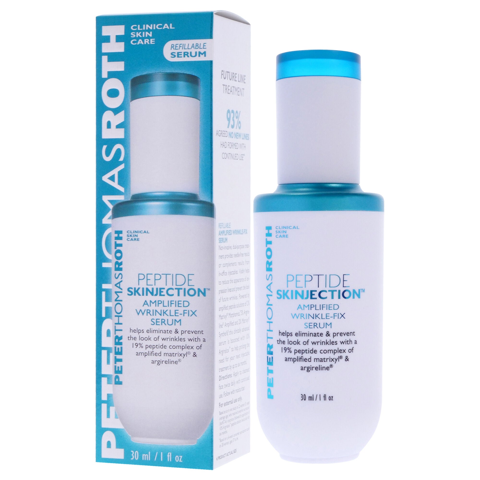 Peptide Skinjection Amplified Wrinkle Fix Serum by Peter Thomas Roth for Unisex - 1 oz Serum (Refillable), See Description, alternate image number 3