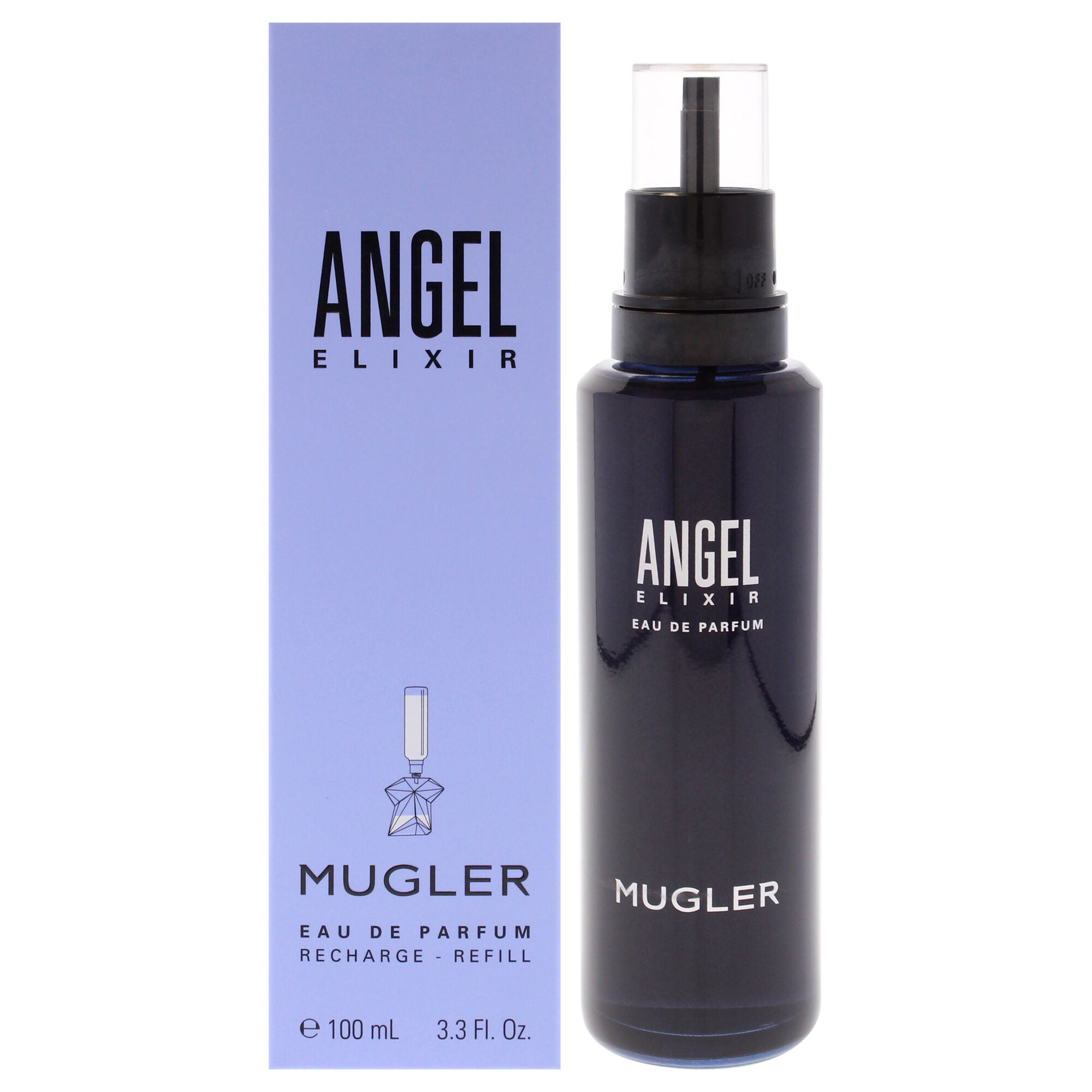 Angel Elixir by Thierry Mugler for Women - 3.3 oz EDP Spray (Refill), Clear, hi-res image number 0