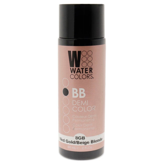 Watercolors BB Demi-Permanent Hair Color - 8GB Medium Golden Beige Blonde by Tressa for Unisex - 2 oz Hair Color, See Description, hi-res image number 0