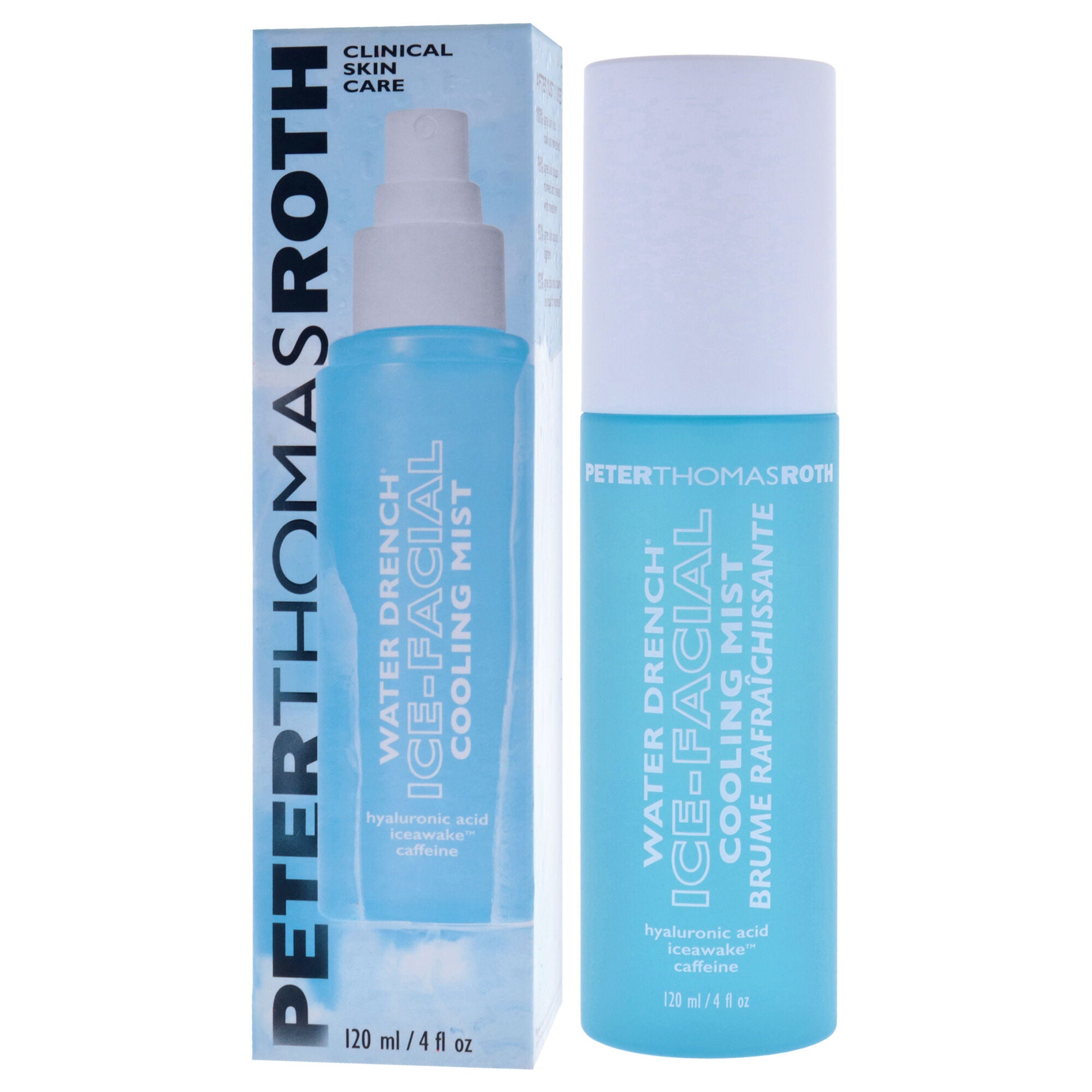 Water Drench Ice-Facial Cooling Mist by Peter Thomas Roth for Unisex - 4 oz Mist, Clear, alternate image number 3