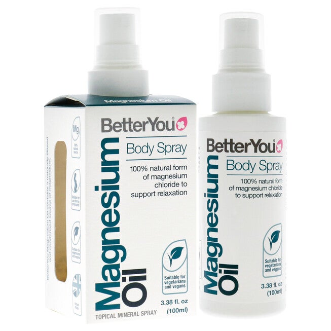 Magnesium Oil Body Spray by BetterYou for Unisex - 3.38 oz Body Spray, NA, alternate image number null