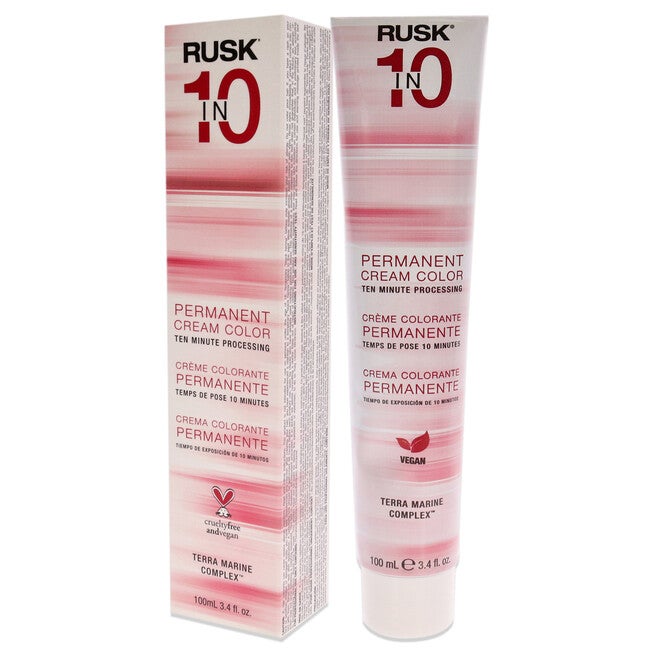 Permanent Cream Color In10 - 5M Light Mahogany Brown by Rusk for Unisex - 3.4 oz Hair Color, , alternate image number 8