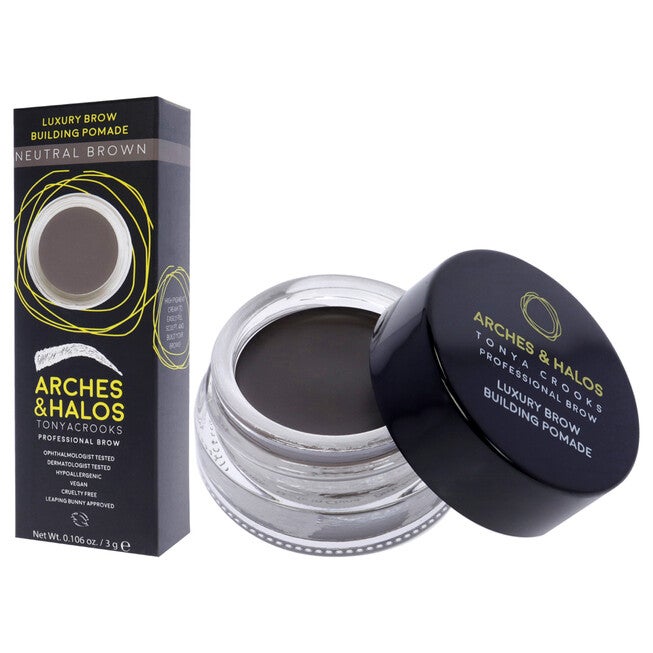 Luxury Brow Buiding Pomade - Neutral Brown by Arches and Halos for Women - 0.106 oz Pomade, NA, alternate image number null
