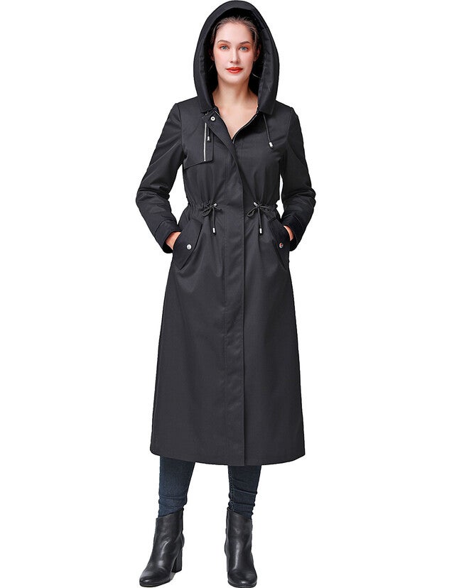 Laney Waterproof Hooded Zip-Out Lined Long Parka Coat, , alternate image number null