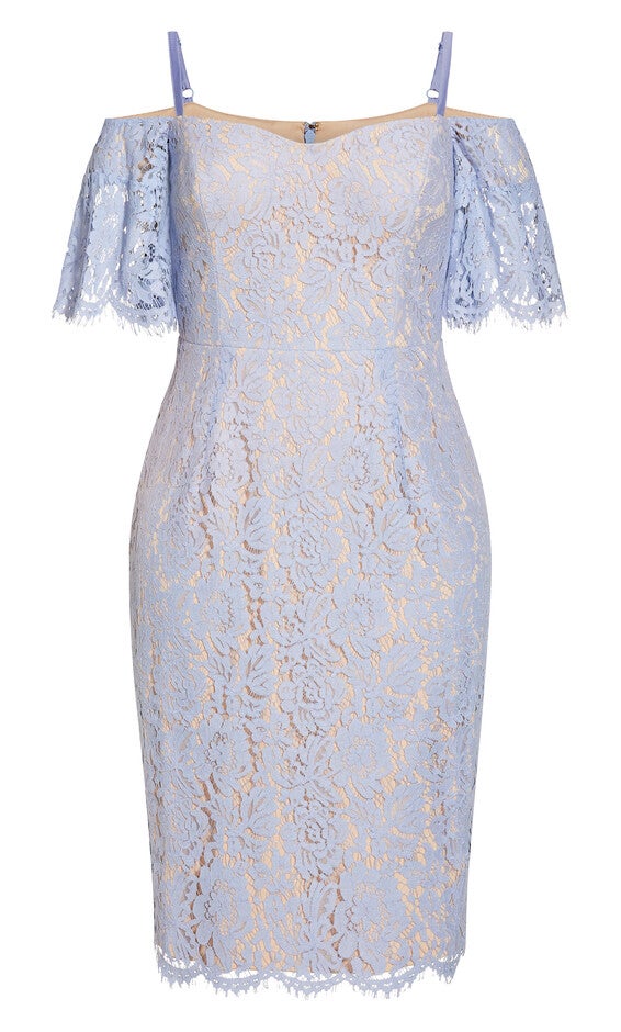 Lace Whisper Dress - powder blue, , alternate image number 3