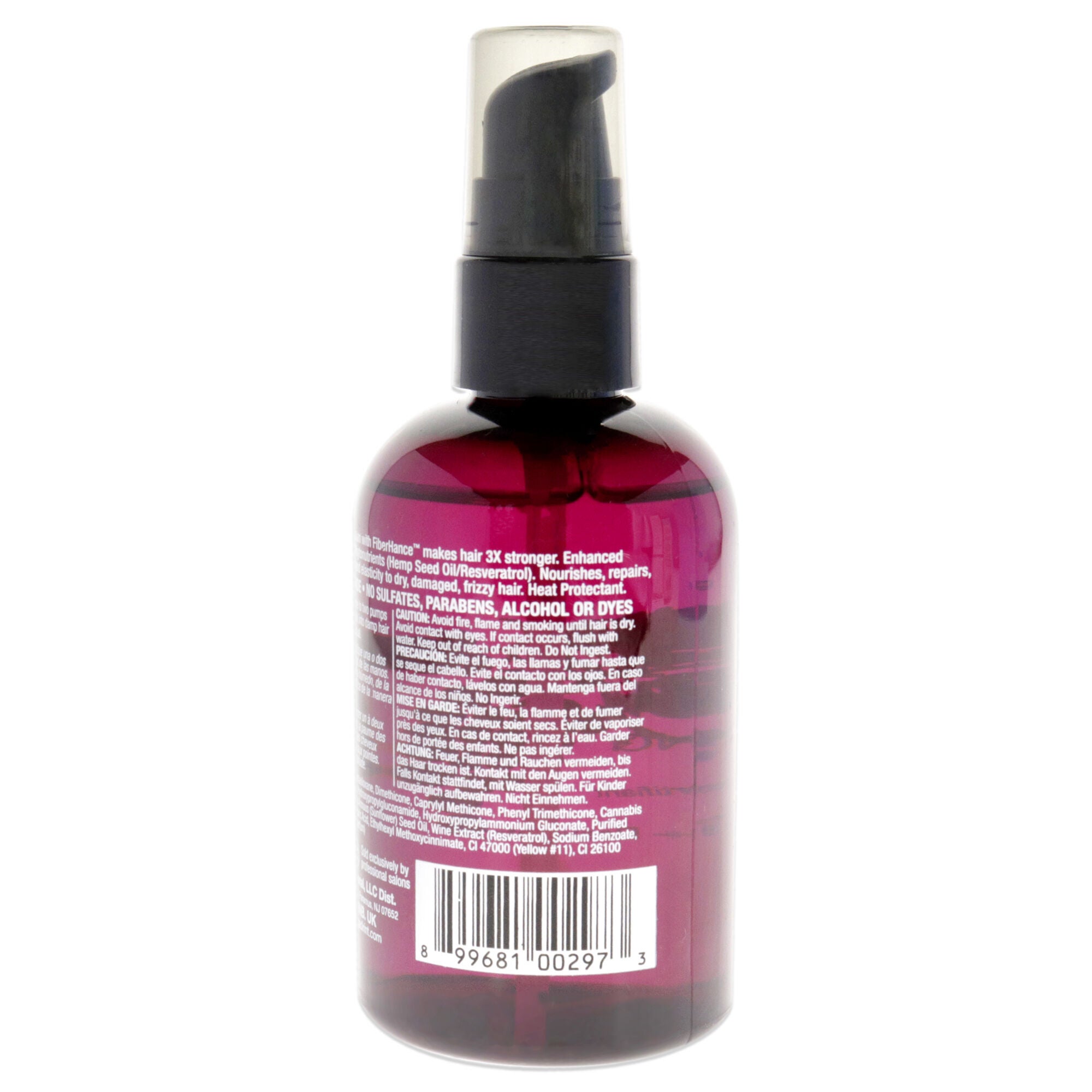 Hemp and Red Wine Strenghthening Serum by Agadir for Unisex - 4 oz Serum, See Description, alternate image number 1