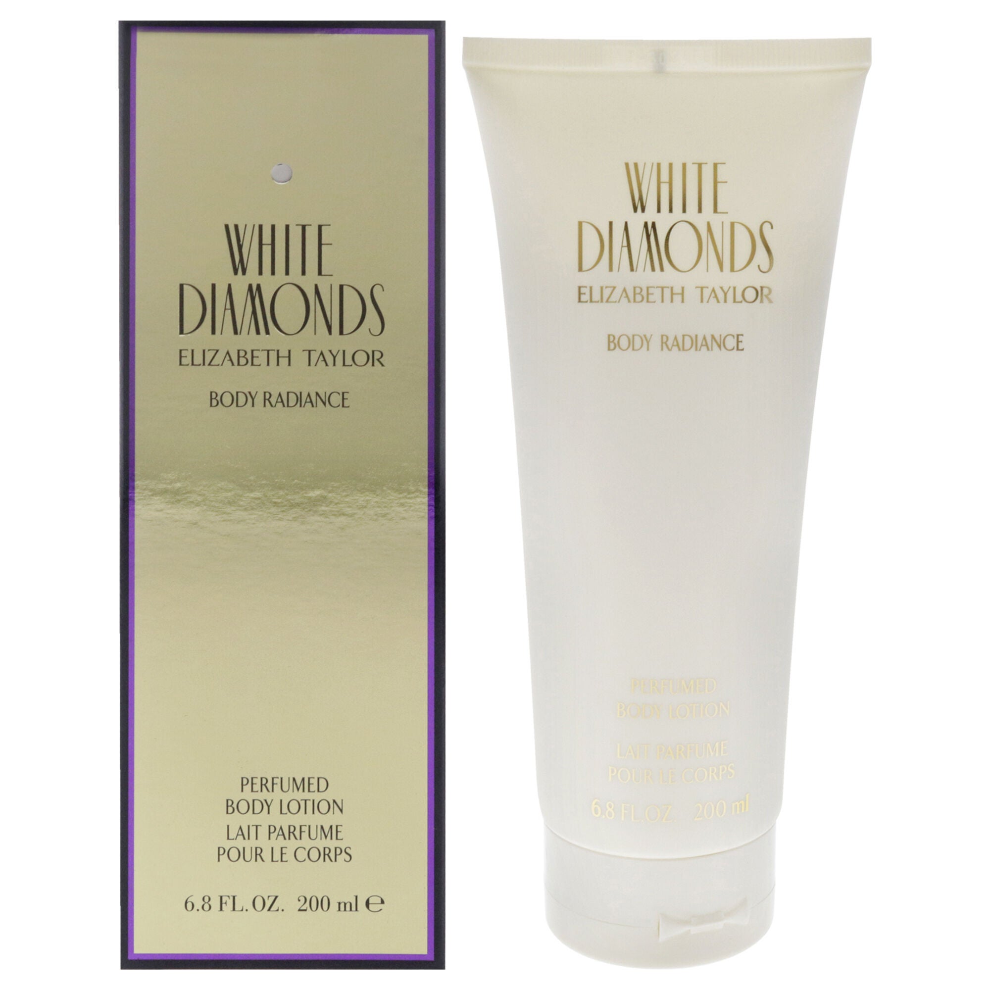 White Diamonds by Elizabeth Taylor for Women - 6.8 oz Body Lotion, See Description, hi-res image number 0
