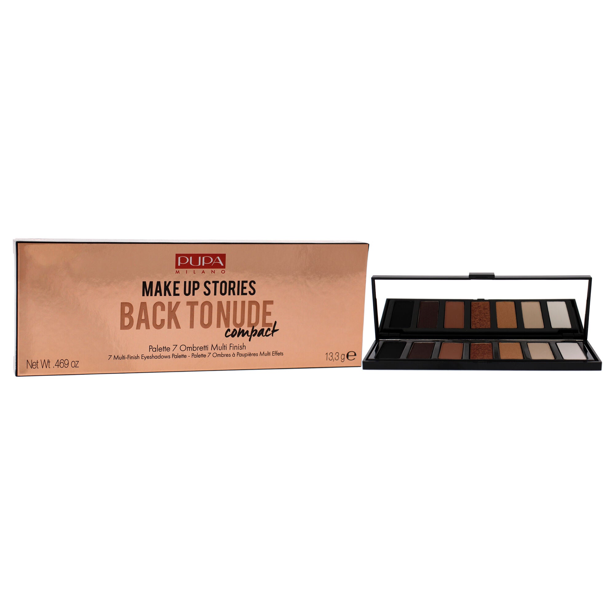 Make Up Stories Compact Palette - 001 Back To Nude by Pupa Milano for Women - 0.469 oz Eye Shadow, See Description, alternate image number 1
