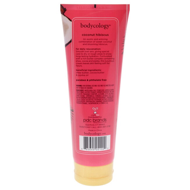 Coconut Hibiscus by Bodycology for Women - 8 oz Body Cream, See Description, alternate image number 2