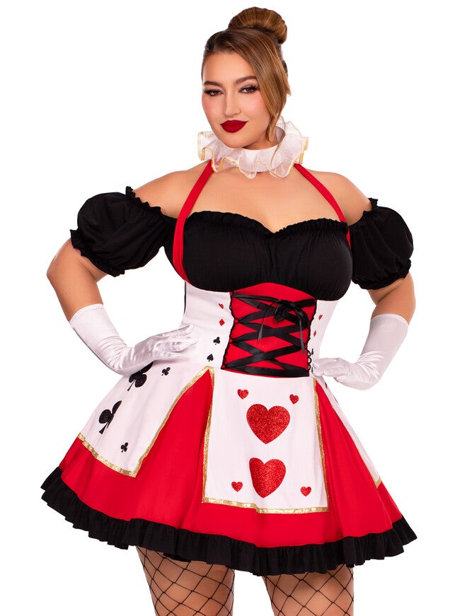 Playing Card Queen Costume, Multi, hi-res image number 0