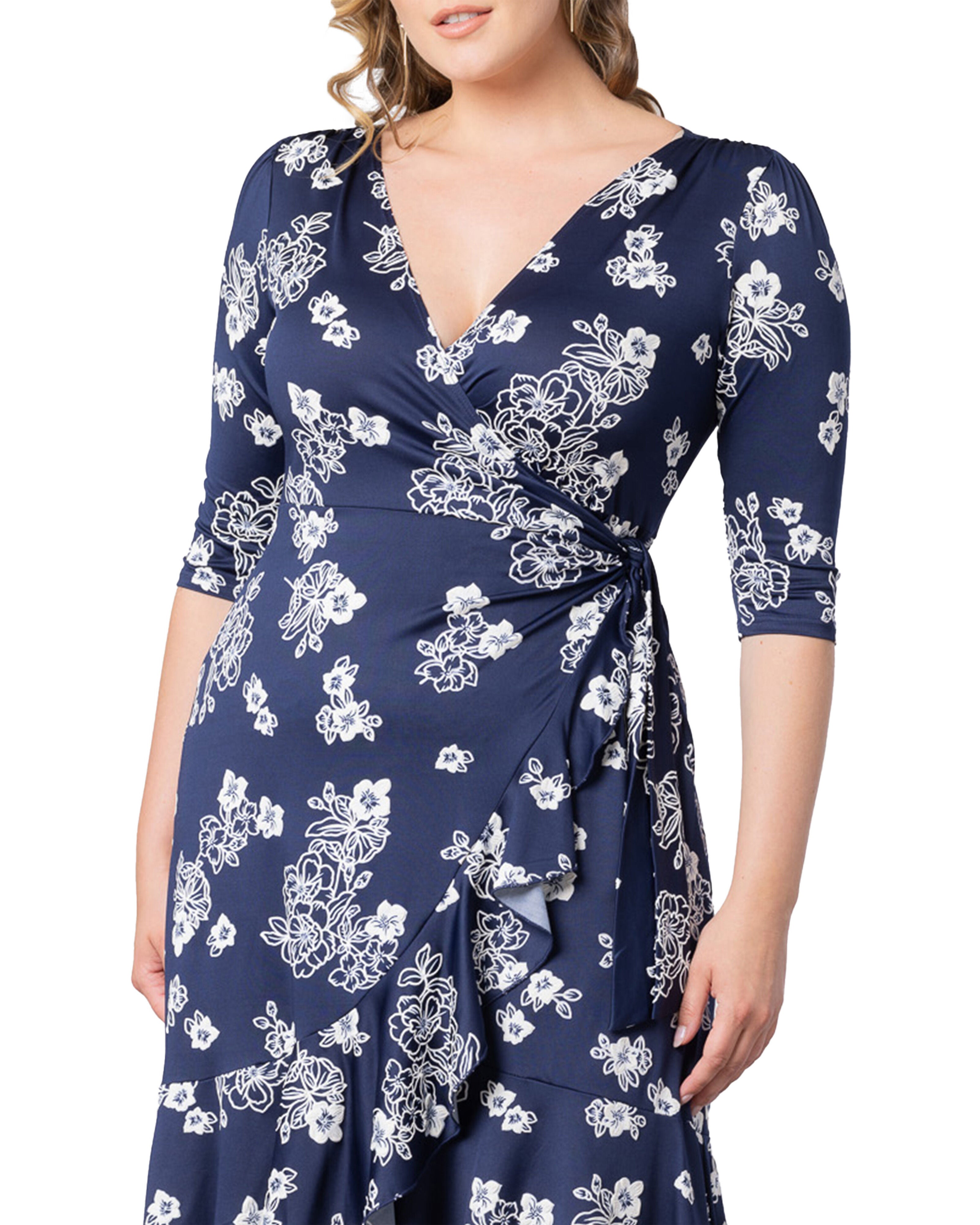 Flirty Flounce Wrap Dress, , alternate image number 6