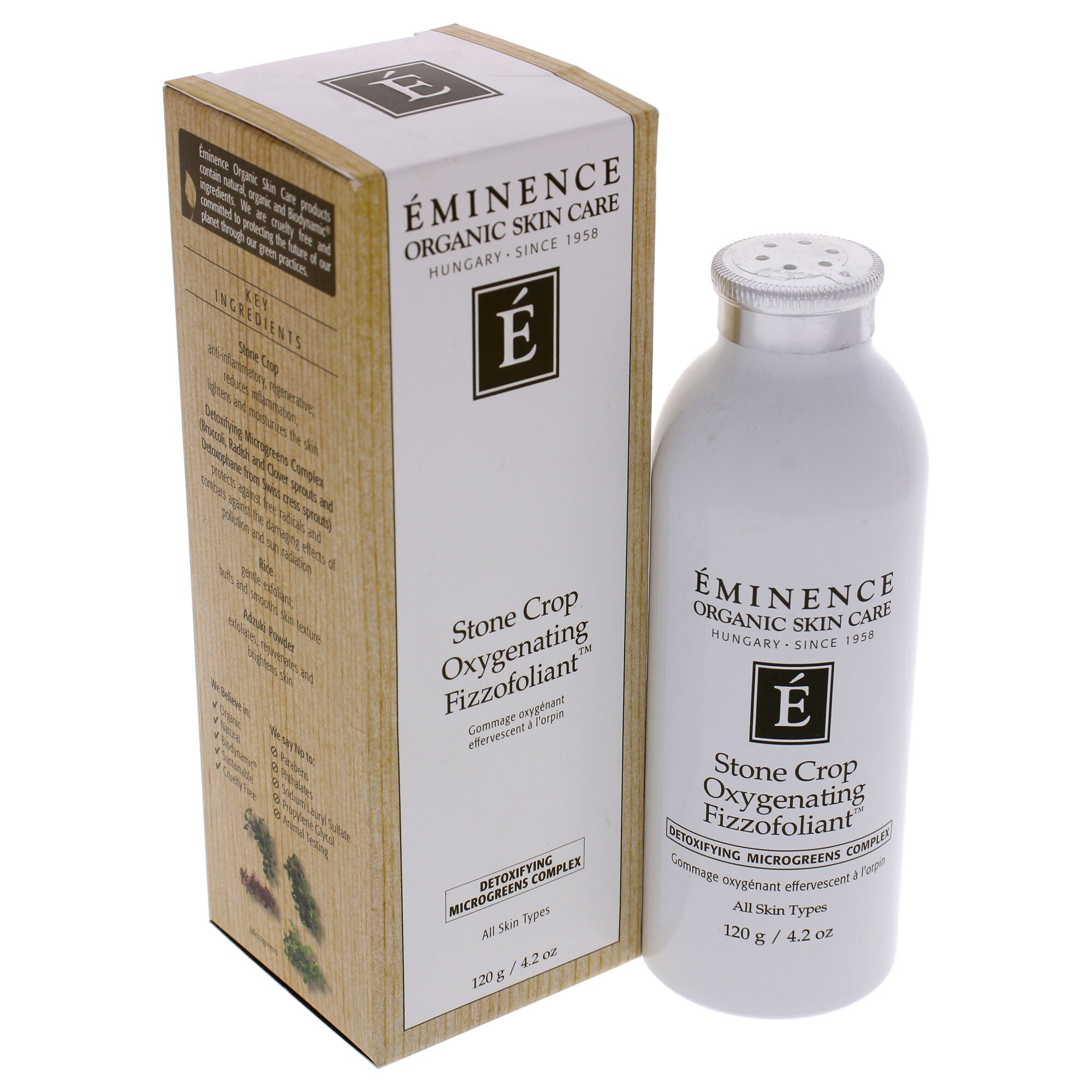 Stone Crop Oxygenating Fizzofoliant by Eminence for Unisex - 4.2 oz Exfoliator, See Description, alternate image number 3
