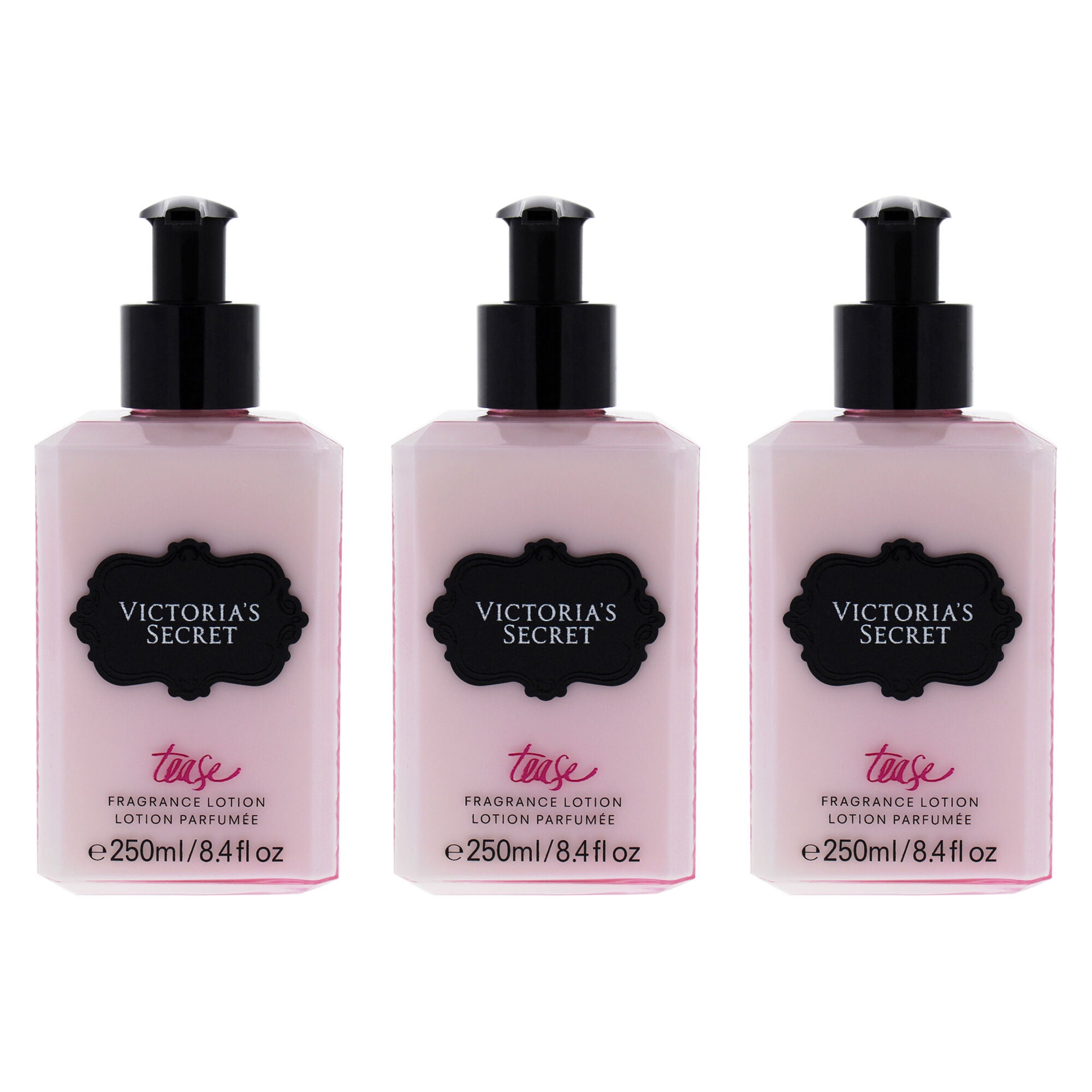 Tease by Victorias Secret for Women - 8.4 oz Body Lotion - Pack of 3, Pink, hi-res image number 0