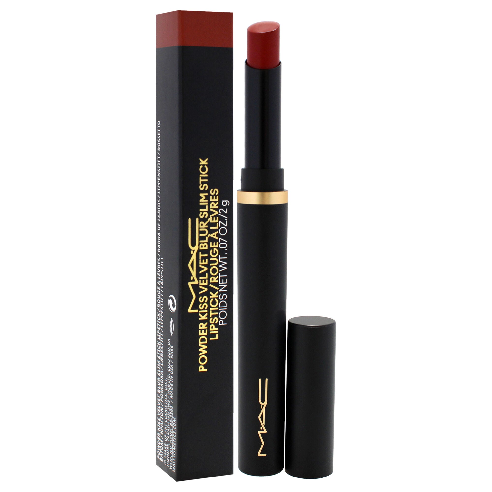 Powder Kiss Velvet Blur Slim Stick - Pumpkin Spiced by MAC for Women - 0.7 oz Lipstick, See Description, alternate image number 2
