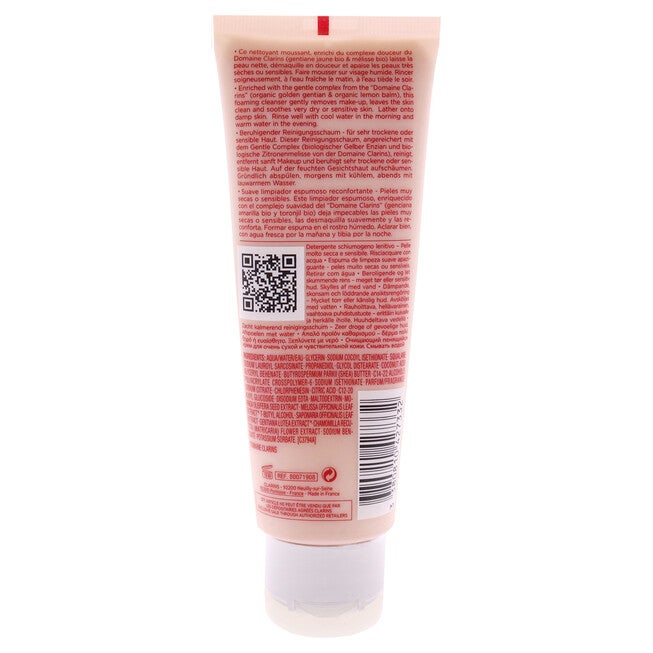 Soothing Gentle Foaming Cleanser by Clarins for Unisex - 4.2 oz Cleanser, See Description, alternate image number 2