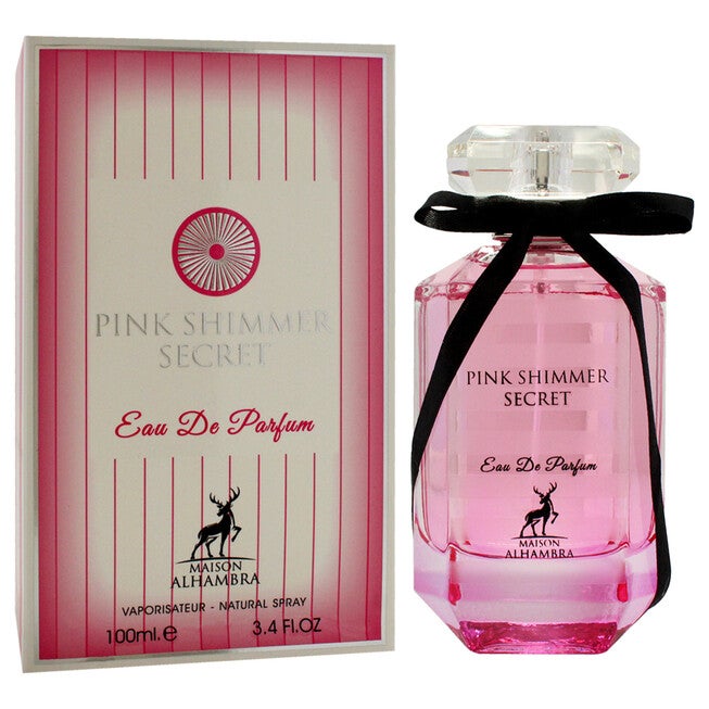 Pink Shimmer Secret by Maison Alhambra for Women - 3.4 oz EDP Spray, See Description, alternate image number 2