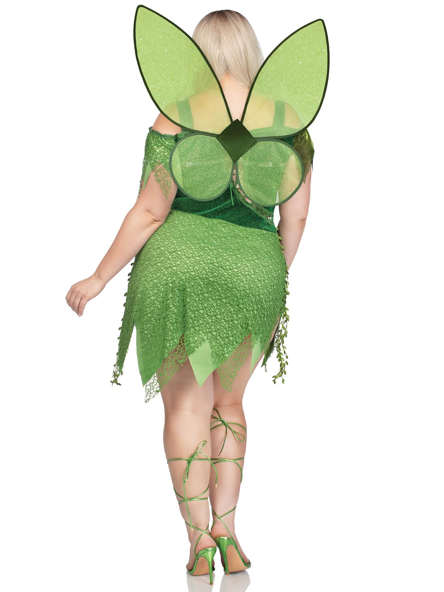 Forest Fairy Costume Dress, Green, alternate image number 3
