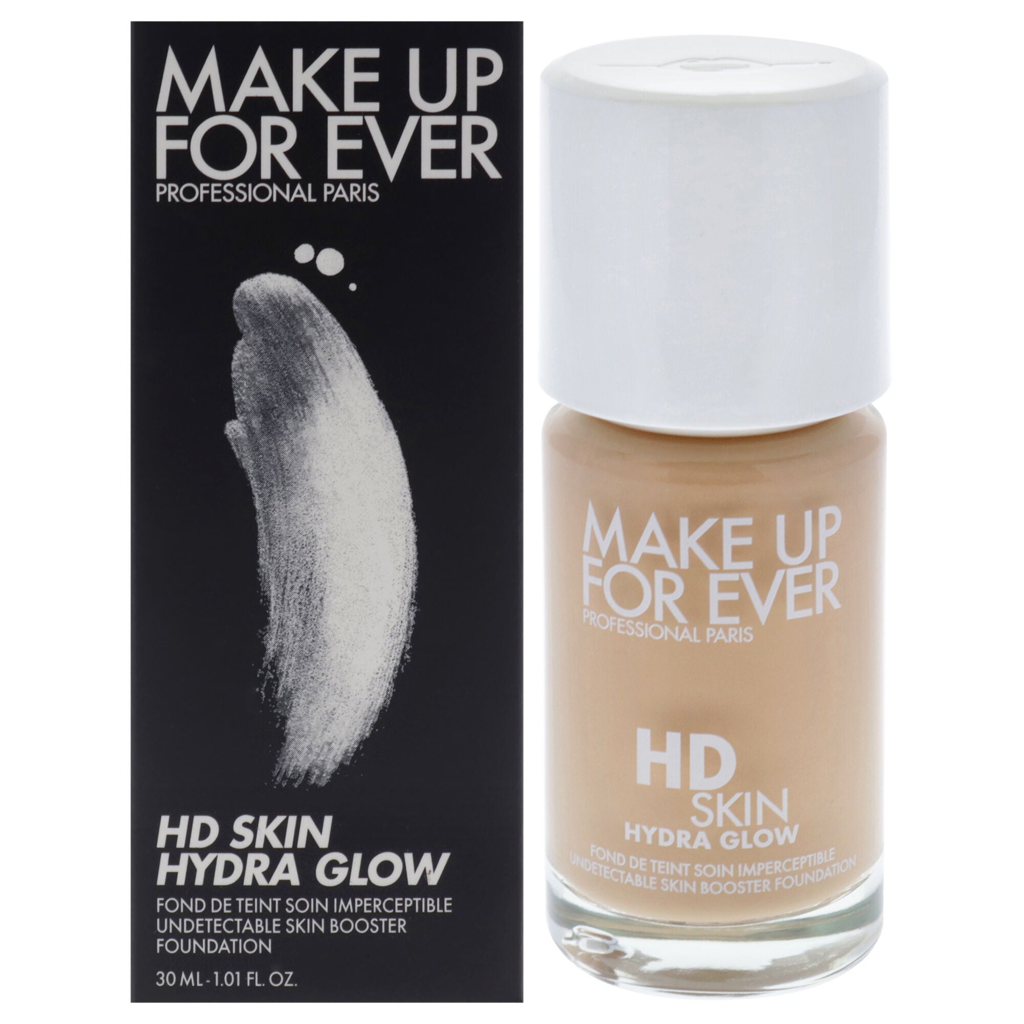 HD Skin Hydra Glow - 2Y32 Warm Caramel by Make Up For Ever for Women - 1 oz Foundation, See Description, hi-res image number 0