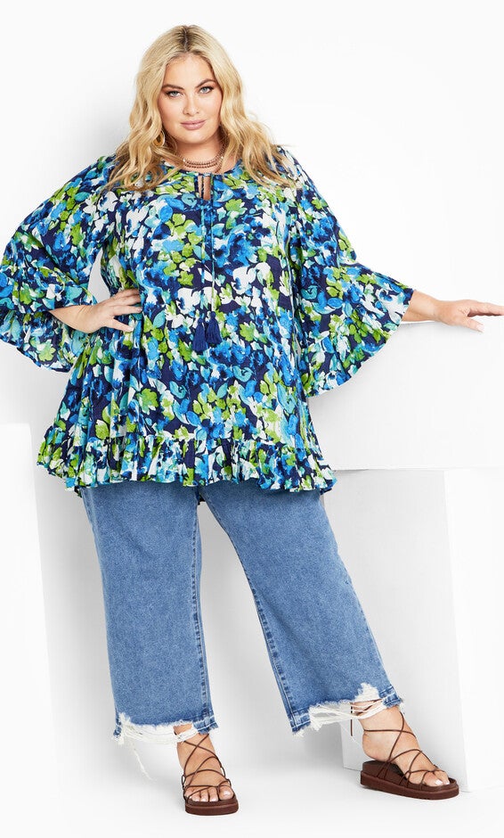 Aspen Tunic - floral essence, , alternate image number 2