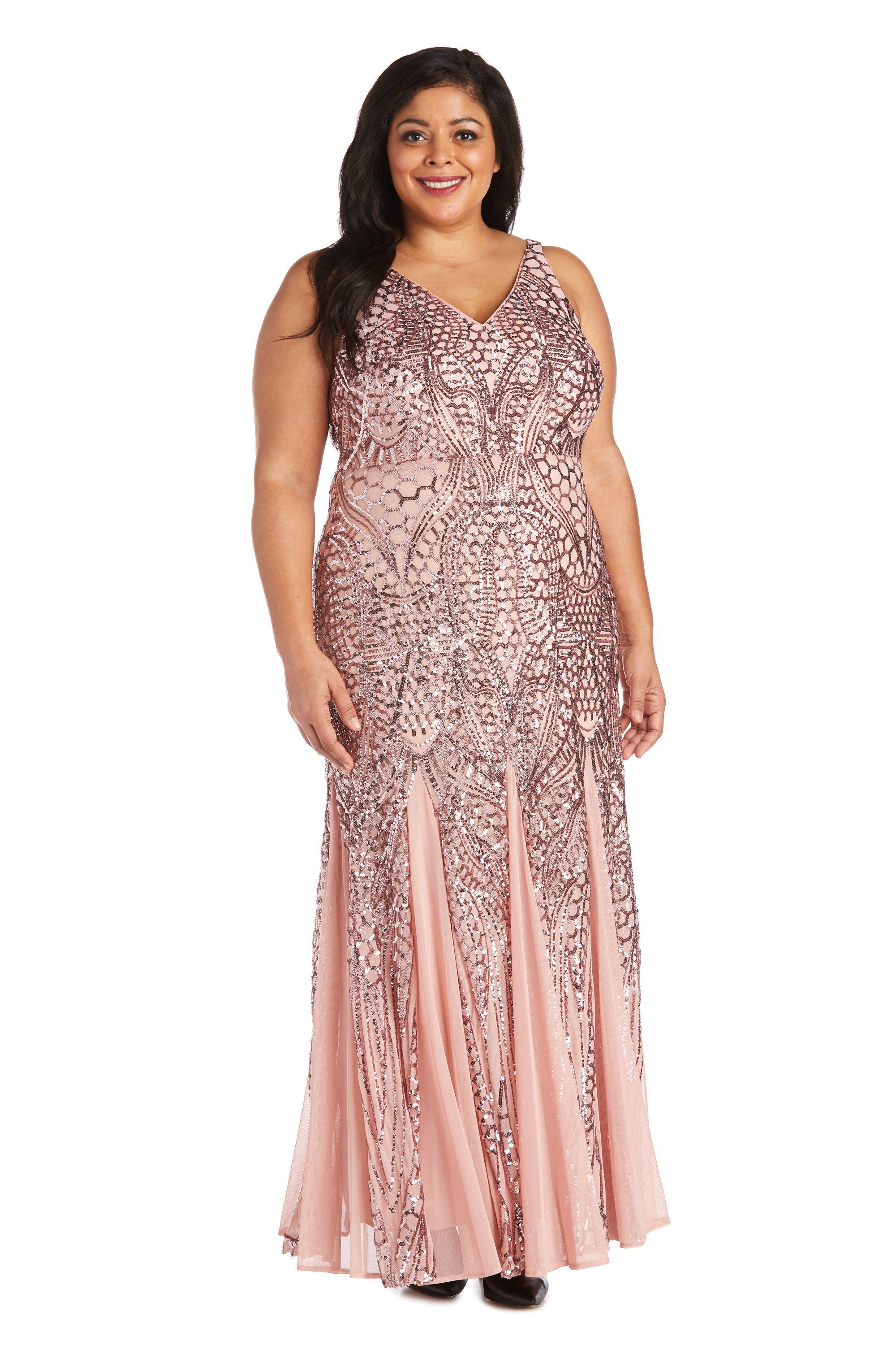 Nightway Sleeveless Embellished Gown, Mauve, hi-res image number 0