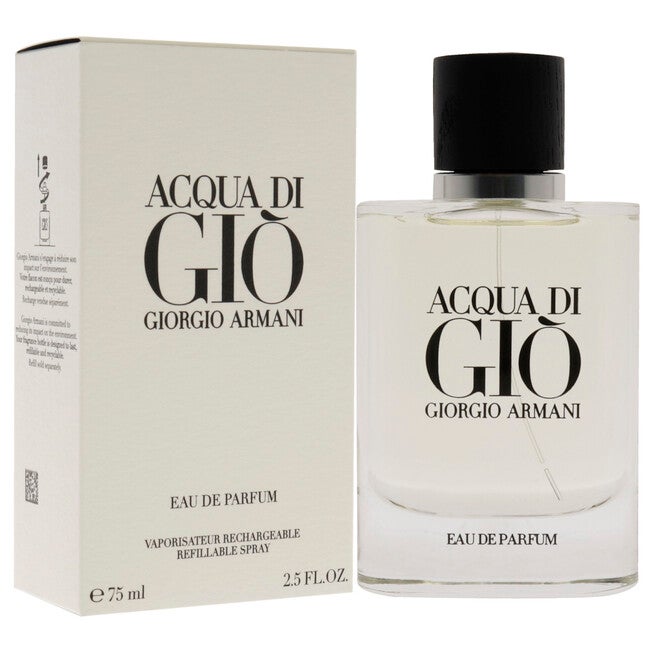 Acqua Di Gio by Giorgio Armani for Men - 2.5 oz EDP Spray (Refillable), , alternate image number 7