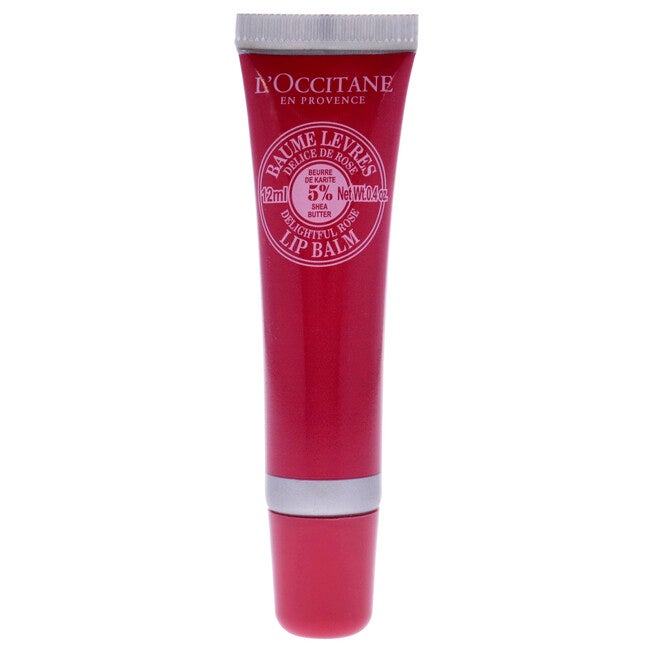 Shea Butter Delightful Rose Lip Balm by LOccitane for Unisex - 0.4 oz Lip Balm, See Description, hi-res image number 0