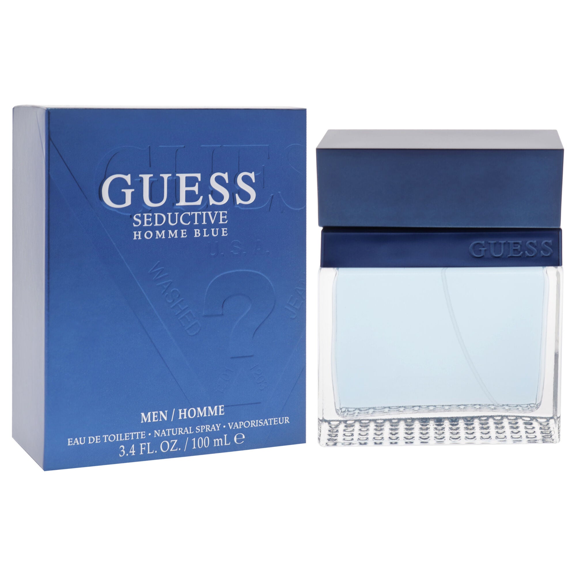 Guess Seductive Homme Blue by Guess for Men - 3.4 oz EDT Spray, See Description, alternate image number 2