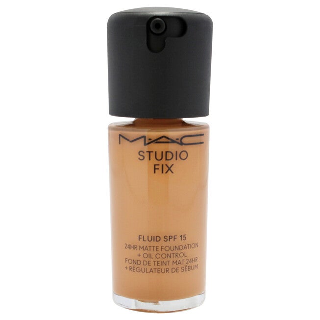 Studio Fix Fluid SPF 15 24Hr Matte Foundation Plus Oil Control - NC45 Bronze With Golden Undertone by MAC for Women - 1 oz Foundation, See Description, alternate image number 1