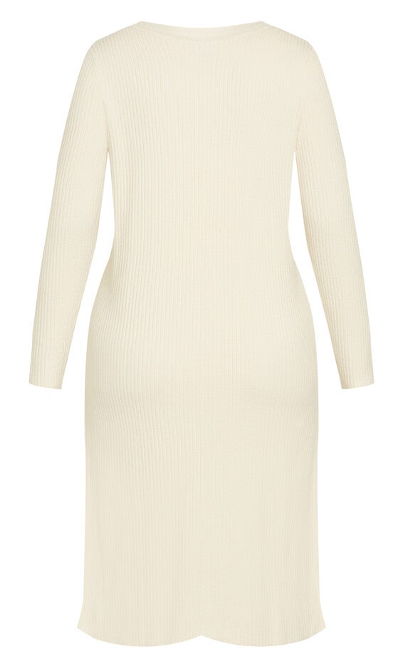 Button Knit Cardigan - cream, , alternate image number null