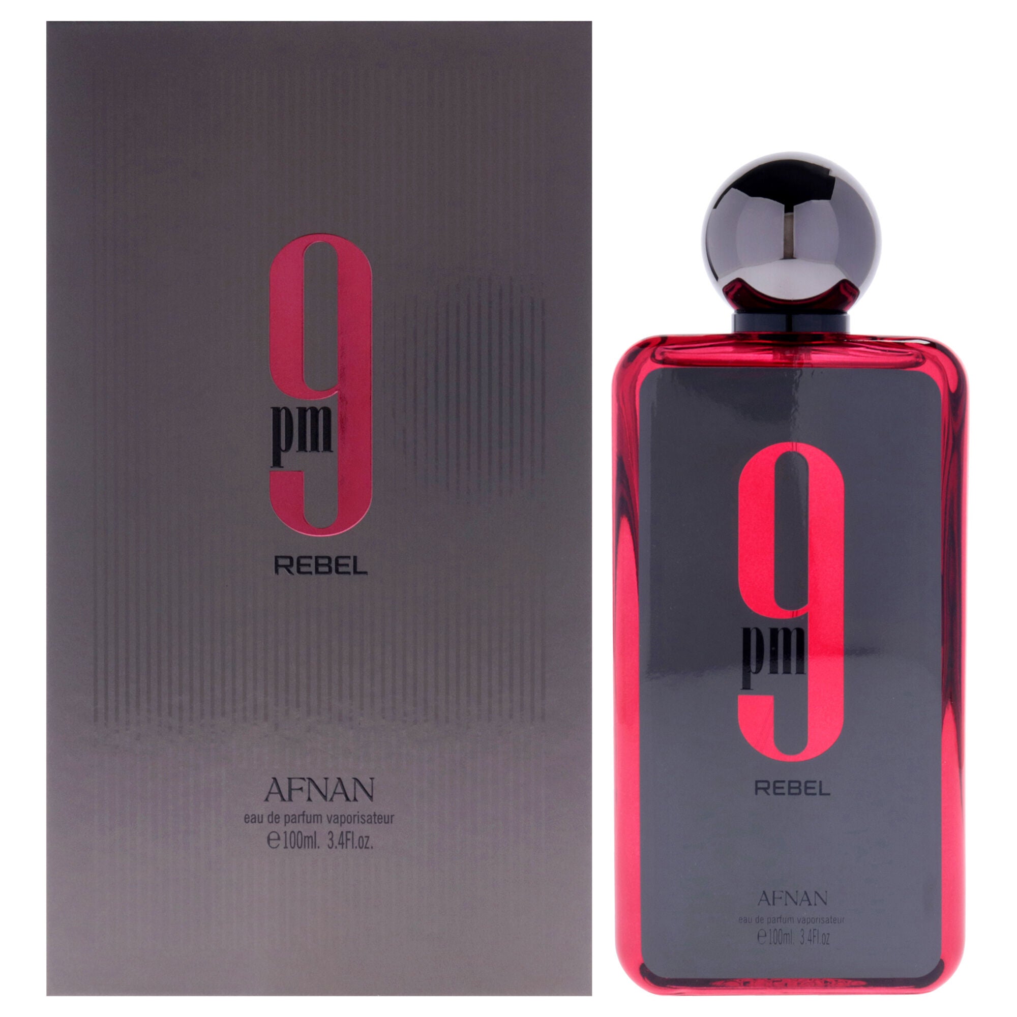 9 Collection - 9 PM Rebel by Afnan for Unisex - 3.4 oz EDP Spray, Clear, hi-res image number 0