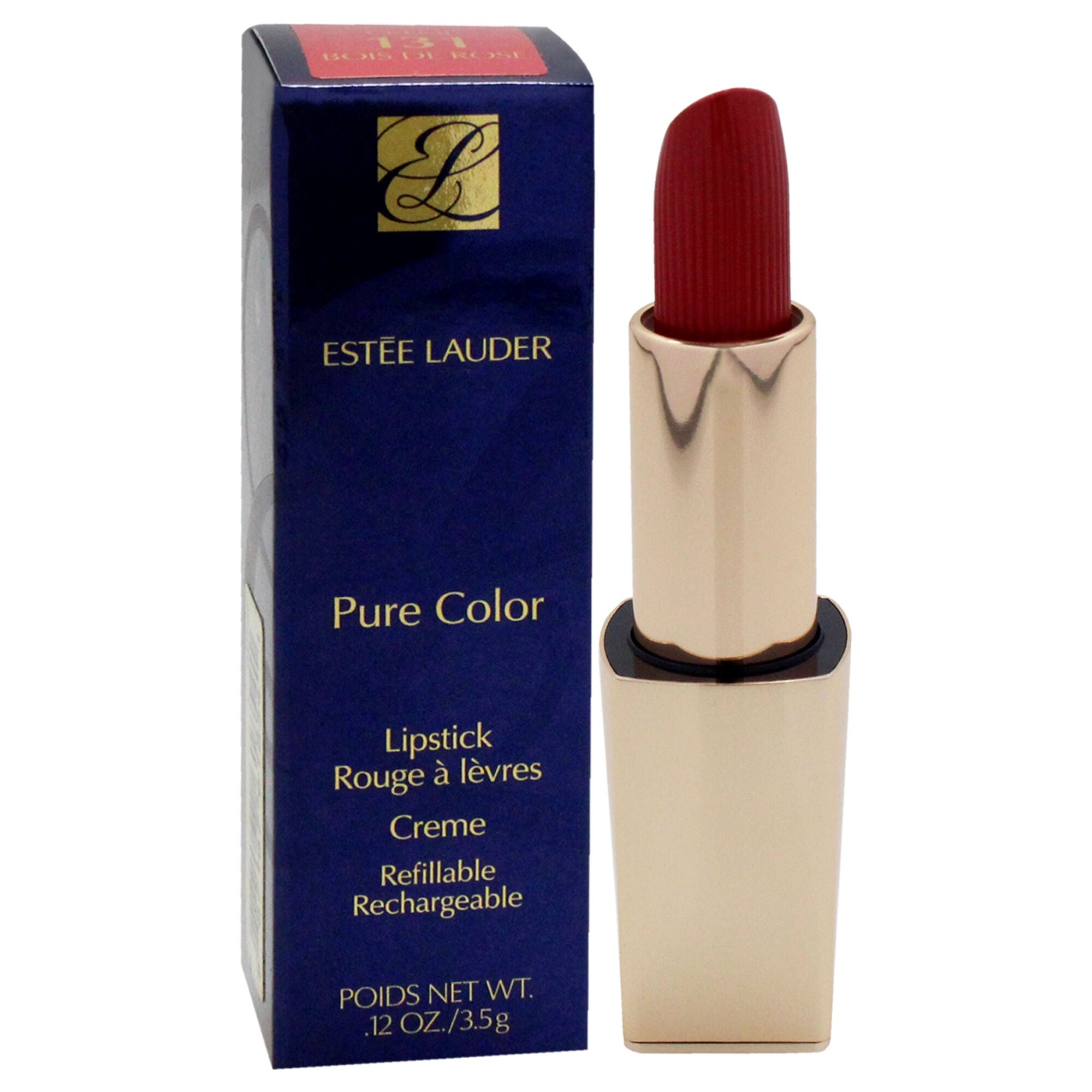 Pure Color Creme Lipstick - 131 Bois De Rose by Estee Lauder for Women - 0.12 oz Lipstick (Refillable), , alternate image number 6