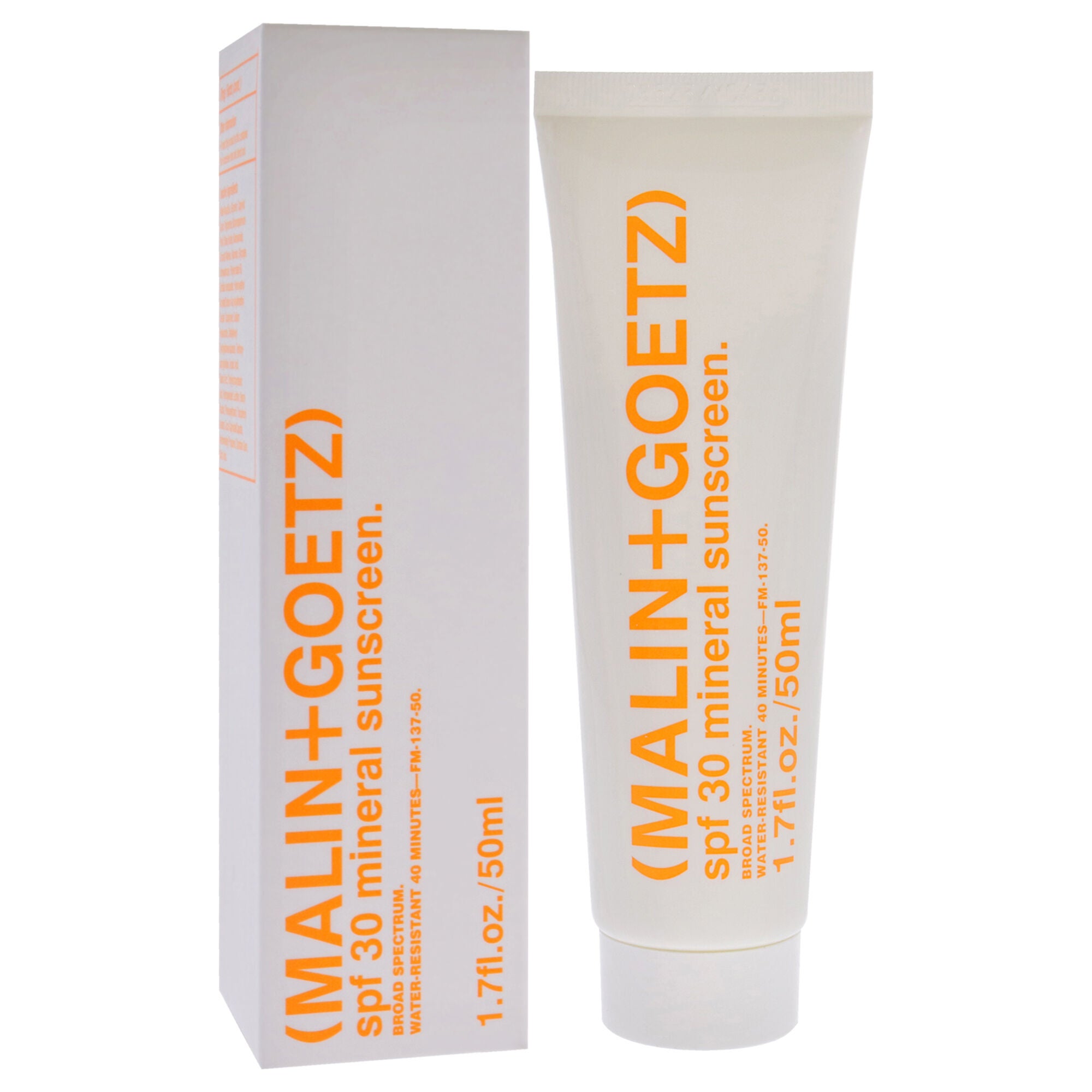 Mineral Sunscreen SPF 30 by Malin + Goetz for Unisex - 1.7 oz Sunscreen, See Description, alternate image number 2