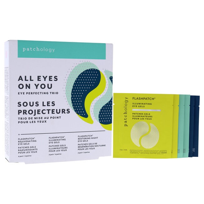 All Eyes On You Eye Perfecting Trio by Patchology for Unisex - 3 Pc Mask, See Description, alternate image number 2